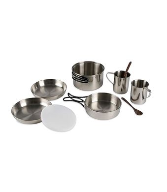 Набір посуду Tatonka Picnic Set, silver, Набори посуду, Нержавіюча сталь