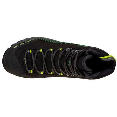 Ботинки горные La Sportiva Trango Trk GTX Black/Flash Green, Black/Flash Green, Для мужчин, С мембраной, Задние ранты, 43.5