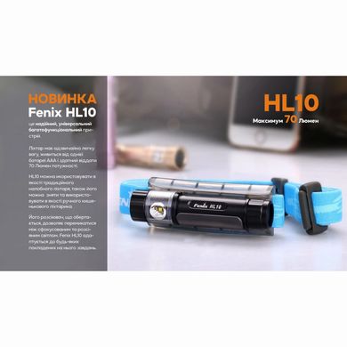 Ліхтар налобний Fenix HL10, purple, Налобні