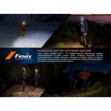 Фонарь налобный Fenix HM65R-T V2.0, orange/black, Налобные