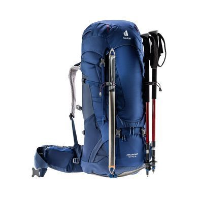 Рюкзак Deuter Aircontact 40+10 SL, steel/midnight, Для жінок, Похідні рюкзаки, З клапаном, One size, 40, 2140, В'єтнам, Німеччина, Київ, Харків, Одеса, Днiпро, Запоріжжя, Львів, Кривий Ріг, Вінниця, Полтава, Чернігів, Черкаси, Суми, Хмельницький, Чернівці, Рівне