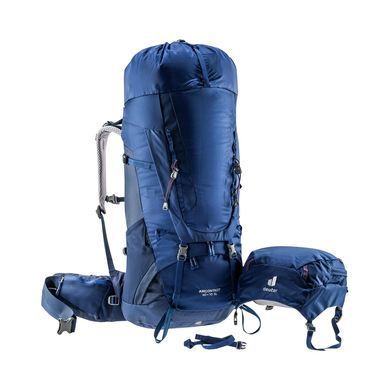 Рюкзак Deuter Aircontact 40+10 SL, steel/midnight, Для жінок, Похідні рюкзаки, З клапаном, One size, 40, 2140, В'єтнам, Німеччина, Київ, Харків, Одеса, Днiпро, Запоріжжя, Львів, Кривий Ріг, Вінниця, Полтава, Чернігів, Черкаси, Суми, Хмельницький, Чернівці, Рівне