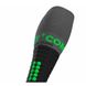 Гольфы Compressport Ski Touring Full Socks, black/green, Универсальные, Гольфы, Т1 (30-34 см)