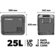 Мобильный холодильник-компрессор Dometic CFX3 25, Black/gray, Холодильники-компрессоры