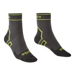 Мембранные носки Bridgedale Storm Sock LW Ankle, dark grey, M, Универсальные, Трекинговые, Высокие, С мембраной, Великобритания, Великобритания