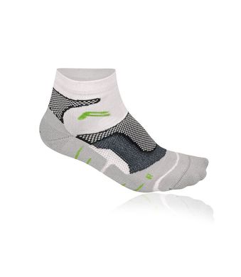 Шкарпетки F-Lite (F-Lite (Fuse)) Running Mid Woman, White/grey/green, 35-38, Для жінок, Бігові, Синтетичні