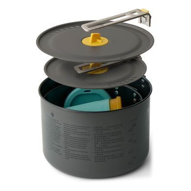 Набір посуду Sea To Summit Frontier Ultralight Two Pot Cook Set 2P 6Pcs, multicolor, Набори посуду, Анодований алюміній, Київ, Харків, Одеса, Днiпро, Запоріжжя, Львів, Кривий Ріг, Вінниця, Полтава, Чернігів, Черкаси, Суми, Хмельницький, Чернівці, Рівне
