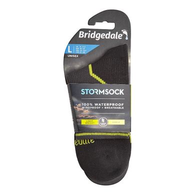 Мембранні шкарпетки Bridgedale Storm Sock LW Ankle, dark grey, M, Універсальні, Трекінгові, Високі, З мембраною, Великобританія, Великобританія