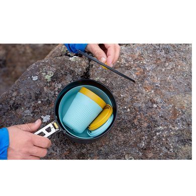 Набір посуду Sea To Summit Frontier Ultralight Two Pot Cook Set 2P 6Pcs, multicolor, Набори посуду, Анодований алюміній, Київ, Харків, Одеса, Днiпро, Запоріжжя, Львів, Кривий Ріг, Вінниця, Полтава, Чернігів, Черкаси, Суми, Хмельницький, Чернівці, Рівне