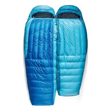 Спальний мішок Sea to Summit Trek -18&deg;C Regular, Snorkel Blue, Regular, Спальник, Кокон, Універсальний, Пуховий, Зимові, Left, 1895, Київ, Харків, Одеса, Днiпро, Запоріжжя, Львів, Кривий Ріг, Вінниця, Полтава, Чернігів, Черкаси, Суми, Хмельницький, Чернівці, Рівне