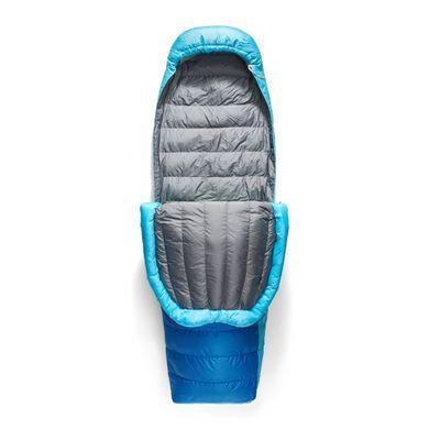 Спальний мішок Sea to Summit Trek -18&deg;C Regular, Snorkel Blue, Regular, Спальник, Кокон, Універсальний, Пуховий, Зимові, Left, 1895, Київ, Харків, Одеса, Днiпро, Запоріжжя, Львів, Кривий Ріг, Вінниця, Полтава, Чернігів, Черкаси, Суми, Хмельницький, Чернівці, Рівне