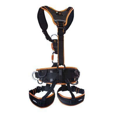 Страхувальна система Rock Empire Atlas Up AL Lock, black/orange, XS-M, Повна обв'язка, Універсальні, Промислові системи, Київ, Харків, Одеса, Днiпро, Запоріжжя, Львів, Кривий Ріг, Вінниця, Полтава, Чернігів, Черкаси, Суми, Хмельницький, Чернівці, Рівне, Чехія, Чехія