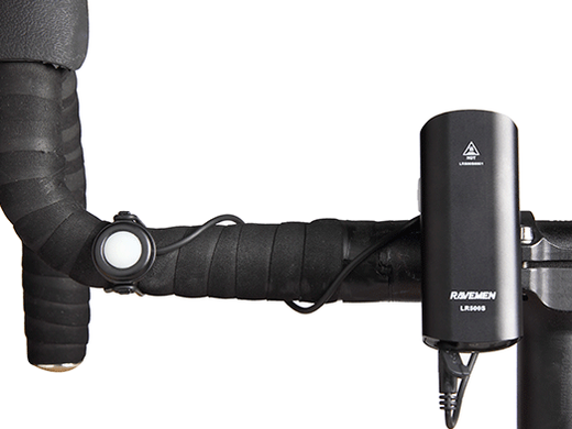 Велофара Ravemen LR500S USB, Черный, Переднє світло