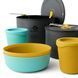 Набір посуду Sea To Summit Frontier Ultralight Two Pot Cook Set 2P 6Pcs, multicolor, Набори посуду, Анодований алюміній, Київ, Харків, Одеса, Днiпро, Запоріжжя, Львів, Кривий Ріг, Вінниця, Полтава, Чернігів, Черкаси, Суми, Хмельницький, Чернівці, Рівне