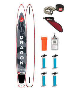 Надувна SUP дошка на 4 людини Red Paddle Dragon 22 x 34, white/black, SUP, Багатомісні, Київ, Харків, Одеса, Днiпро, Запоріжжя, Львів, Кривий Ріг, Вінниця, Полтава, Чернігів, Черкаси, Суми, Хмельницький, Чернівці, Рівне