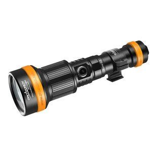 Підводний ліхтар OrcaTorch ZD710 MK2 w/HM01 Helmet Mount, black, Ліхтарі