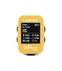 Часы Lezyne Micro C GPS Watch Color Y12, Жёлтый, Часы