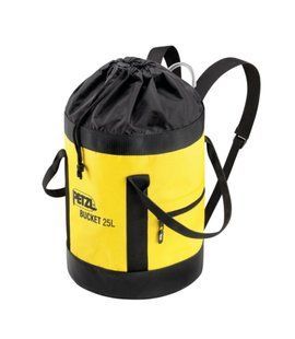 Транспортировочный мешок Petzl Bucket Rope Bag 25 l, black/yellow, Транспортный мешок, 25