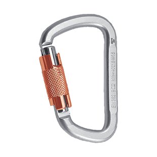 Карабін Rock Empire Carabiner Steel D-KL-2T, silver