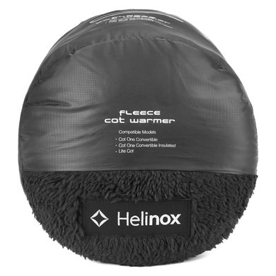 Утеплювач для для розкладачки Helinox Reversible Fleece Cot Warmer Regular, black, Аксессуары, Нідерланди