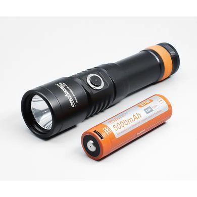 Підводний ліхтар OrcaTorch D710 Black, black, Ліхтарі, 20, 13, 6, 0.5
