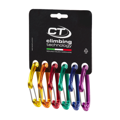Набір карабінів Climbing Tehcnology Fly-Weight Evo Pack 6 pcs, Multi color