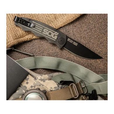 Ніж складаний SOG Tac Ops, Black Micarta, Складані ножі