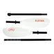 Весло для каяка Oru Kayak Paddle, black/white, Классическое (Euro Blade), Для байдарок и каяков, 220-240, 4, Стеклопластик, ABS, Для взрослых