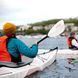 Весло для каяка Oru Kayak Paddle, black/white, Классическое (Euro Blade), Для байдарок и каяков, 220-240, 4, Стеклопластик, ABS, Для взрослых