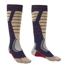 Шкарпетки Bridgedale Men's Ski Easy On, Navy/Sand, L, Для чоловіків, Гірськолижні, Комбіновані, Великобританія, Великобританія