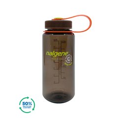 Бутылка для воды Nalgene Wide Mouth Sustain Water Bottle 0.47L, Woodsman, Фляги, Пищевой пластик, США, США