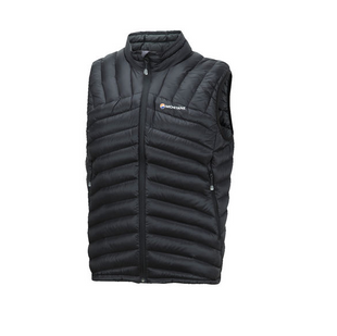 Безрукавка пухова Montane Featherlite Down Vest, black, L, Для чоловіків, Пуховий