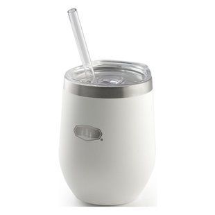 Термокружка с трубочкой GSI Outdoors Glacier Stainless Vacuum 12 fl.oz.Tumbler (355 мл), white, Термокружки, Нержавеющая сталь, 0.35, США, США, Киев, Харьков, Одесса, Днепр, Запорожье, Львов, Кривой Рог, Винница, Полтава, Чернигов, Черкассы, Сумы, Хмельницкий, Черновцы, Ровно