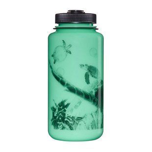 Пляшка для води Nalgene Wide Mouth Tritan Water Bottle Glow Black Turtle 1L, Glow Green, Фляги, Харчовий пластик, 1.0, США, США, Київ, Харків, Одеса, Днiпро, Запоріжжя, Львів, Кривий Ріг, Вінниця, Полтава, Чернігів, Черкаси, Суми, Хмельницький, Чернівці, Рівне