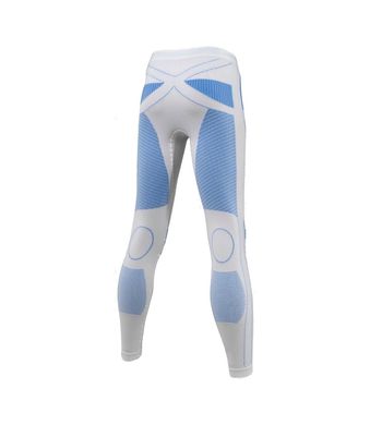 Термоштани X-Bionic Extra Warm Lady Pants Long, white/blue, S/M, Для жінок, Штани, Синтетична, Для активного відпочинку