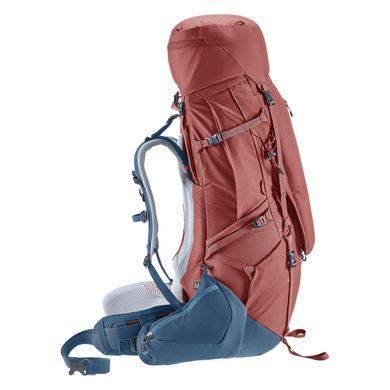Рюкзак Deuter Aircontact X 60+15 SL, redwood-ink, Для жінок, Похідні рюкзаки, З клапаном, One size, 60, 3060, Київ, Харків, Одеса, Днiпро, Запоріжжя, Львів, Кривий Ріг, Вінниця, Полтава, Чернігів, Черкаси, Суми, Хмельницький, Чернівці, Рівне