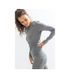 Термокофта Craft Fuseknit Comfort RN LS Woman, Beam/dark grey melange, M, Для жінок, Кофти, Синтетична, Для активного відпочинку