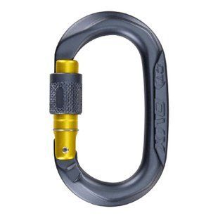 Карабин Climbing Technology OVX SG, anthracite/mustard yellow