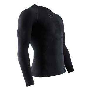 Термокофта X-Bionic Merino Men's Baselayer Long Sleeve Shirt, Black/Black, L, Для чоловіків, Кофти, Комбінована, Для активного відпочинку, Італія, Швейцарія