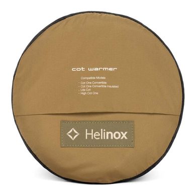 Утеплювач для для розкладачки Helinox Reversible Cot Warmer Regular, Black/Coyote Tan, Аксессуары, Нідерланди