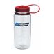 Пляшка для води Nalgene Wide Mouth Sustain Water Bottle 0.47L, Clear w/ Red Cap, Фляги, Харчовий пластик, 0.47, США, США