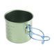 Кружка со складными ручками GSI Outdoors Bugaboo 20 fl.oz. Bottle Cup (591 мл), green, Кухлі, Анодированный алюминий, 0.6, США, Киев, Харьков, Одесса, Днепр, Запорожье, Львов, Кривой Рог, Винница, Полтава, Чернигов, Черкассы, Сумы, Хмельницкий, Черновцы, Ровно
