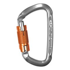 Карабин Climbing Technology D-Shape WG, grey/silver/orange