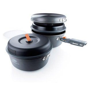 Набор посуды GSI Outdoors Pinnacle Base camper small, grey, Наборы посуды, Анодированный алюминий, США, США, Киев, Харьков, Одесса, Днепр, Запорожье, Львов, Кривой Рог, Винница, Полтава, Чернигов, Черкассы, Сумы, Хмельницкий, Черновцы, Ровно