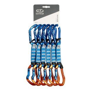 Оттяжка с карабинами Climbing Technology Morfo Set UL Pro 12 cm Blue/Orange, blue/orange