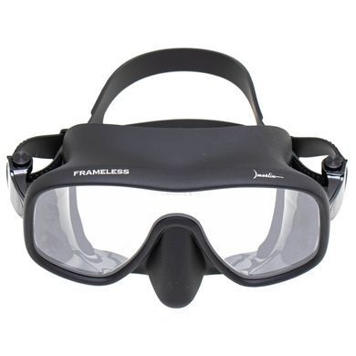 Маска Marlin Frameless Matte Black, black, Для дайвинга, Стандартная