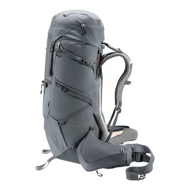 Рюкзак Deuter Aircontact Core 55+10 SL Graphite Black, Graphite Black, Для жінок, Похідні рюкзаки, З клапаном, One size, 55, 2140, Німеччина