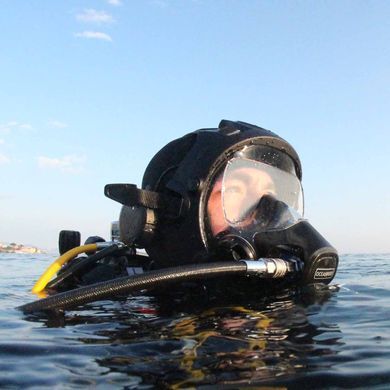 Маска Ocean Reef NEPTUNE III Black M/L, black, Для дайвинга, Full Face, M/L, Италия, Италия