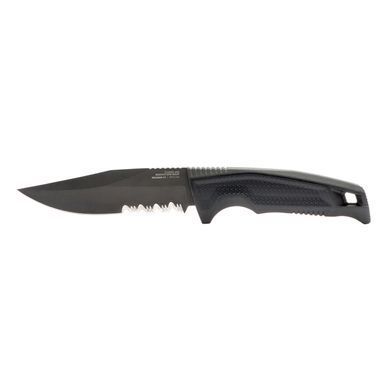 Ніж фіксований SOG Recondo FX Partially Serrated, black, Фіксовані ножі