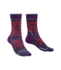 Шкарпетки Bridgedale Hike MidWeight Boot Pattern Wmn (M. P.), Purple/Pink, M, Для жінок, Трекінгові, Комбіновані, Великобританія, Великобританія